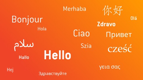 Hello in many languages